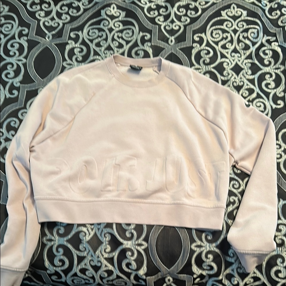 Nike Soft Pink Sweatshirt with Logo